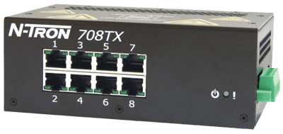 Red Lion Industrial Ethernet Switch, 708TX